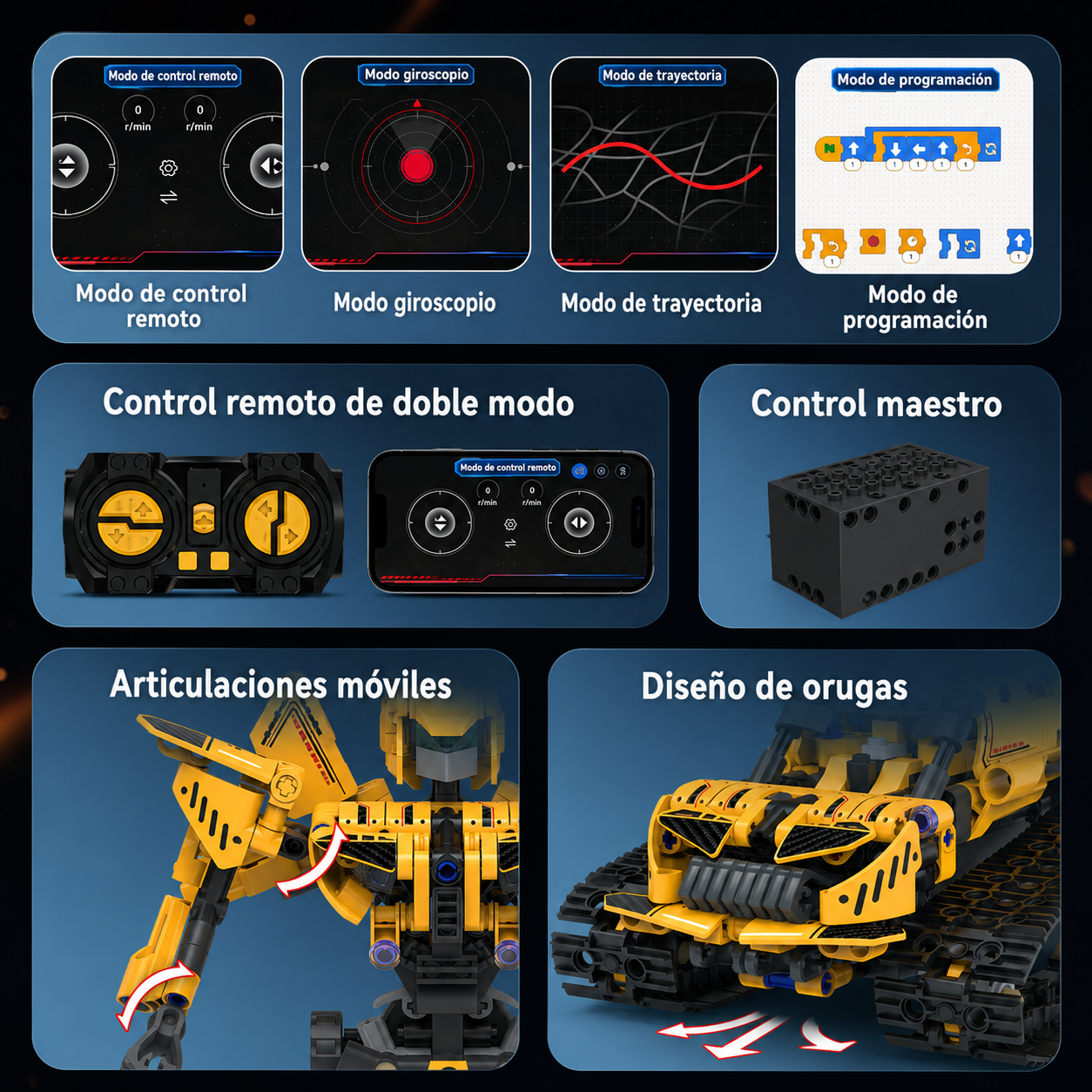 Robot Transformable 5 en 1