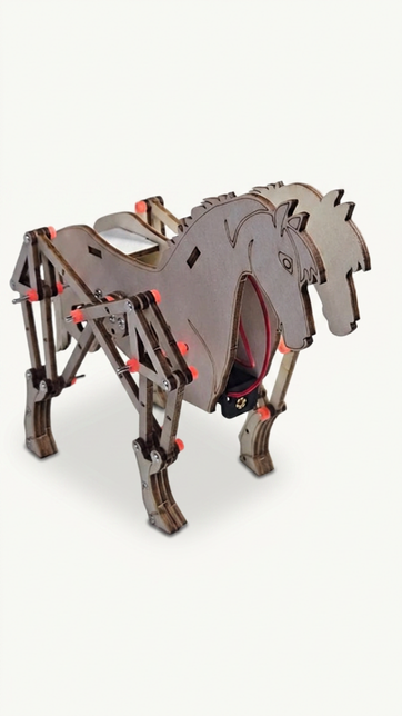 Caballo Mecánico STEAM | Construcción Mecánica con Movimiento Articulado