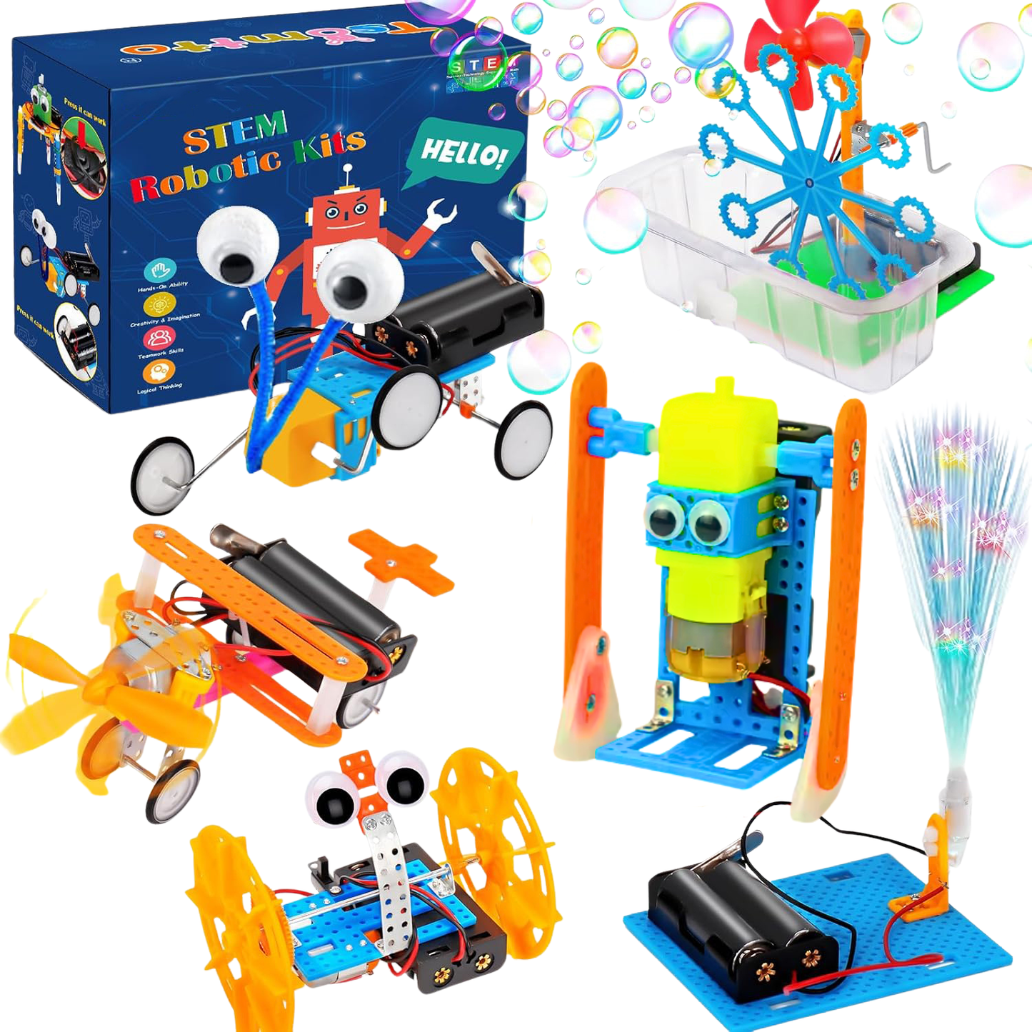 KITS STEM 6 EN 1 - Robótica Educativa + Manual en español