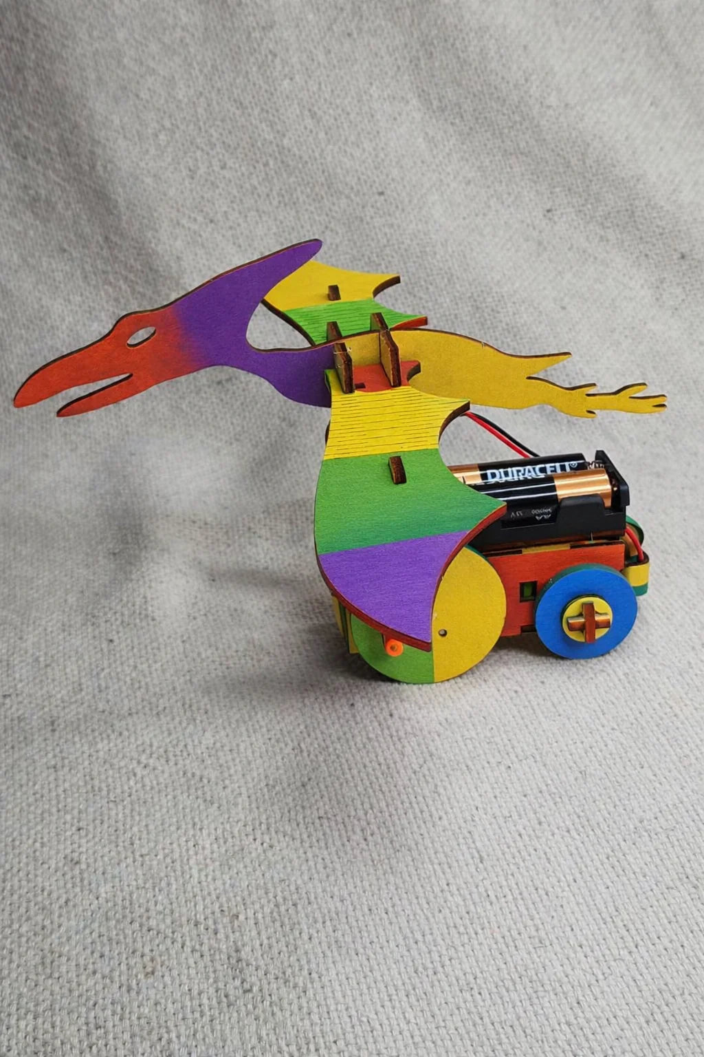 Pterosaurio STEAM | Construcción Mecánica con Alas Móviles