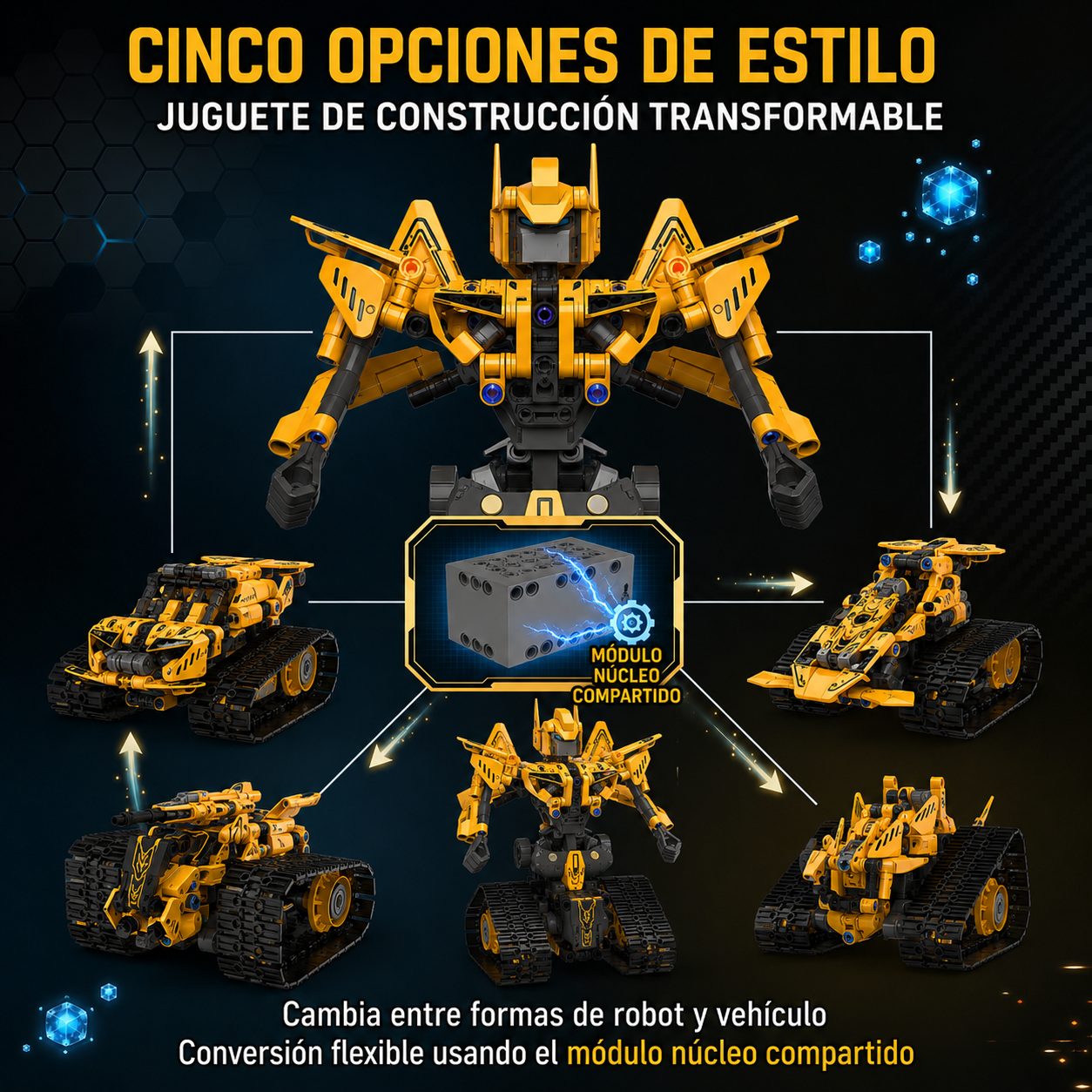 Robot Transformable 5 en 1