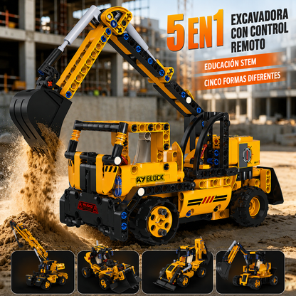 Maquinaria de construcción 5 en 1