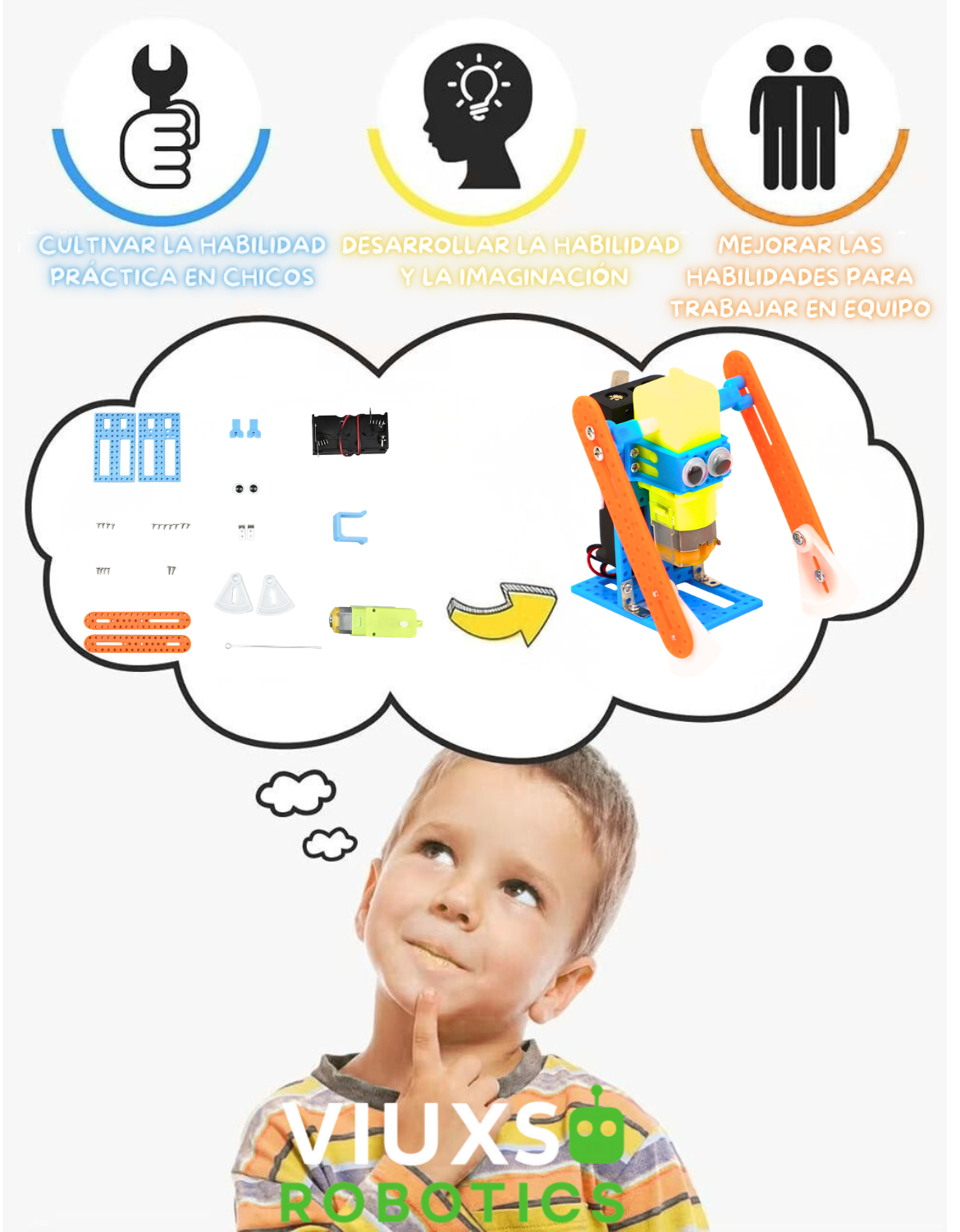 KITS STEM 6 EN 1 - Robótica Educativa + Manual en español