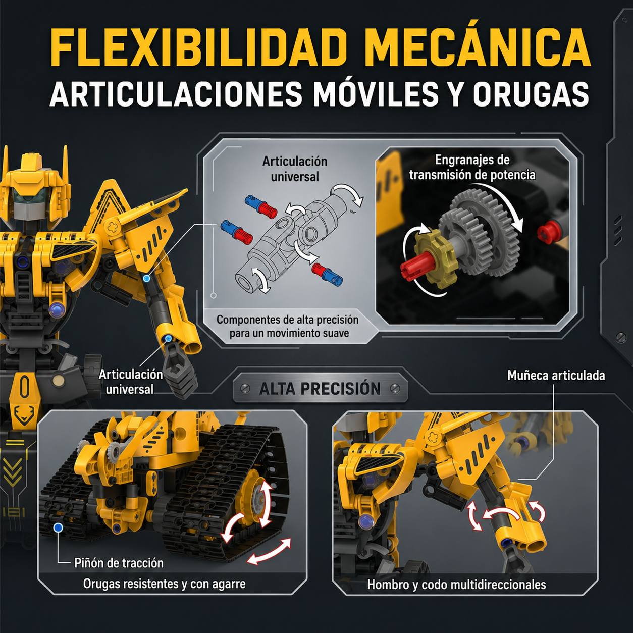 Robot Transformable 5 en 1