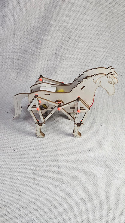 Caballo Mecánico STEAM | Construcción Mecánica con Movimiento Articulado