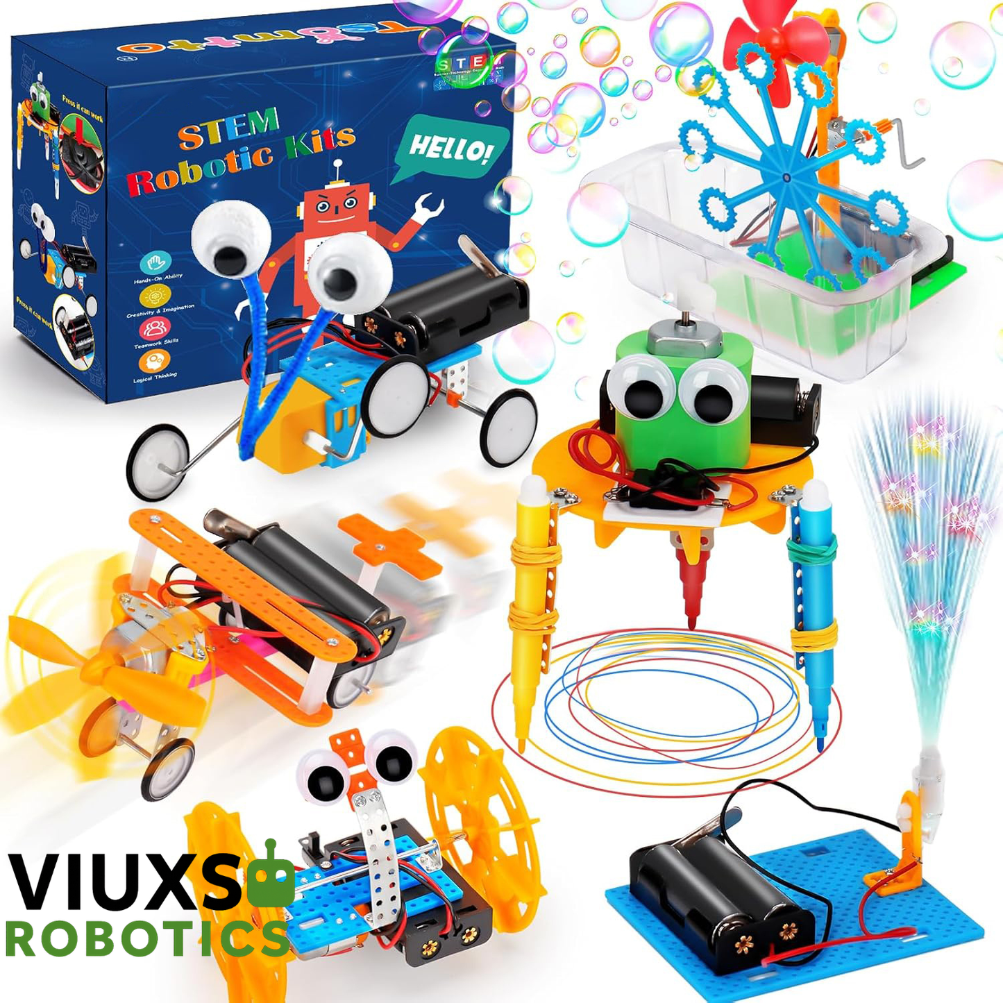 KITS STEM 6 EN 1 - Robótica Educativa + Manual en español