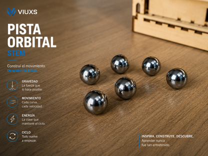 Pista Orbital STEM | Circuito Mecánico con Motor