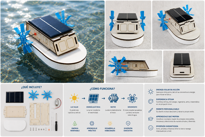 Barco Solar STEAM | Construcción con Energía Solar