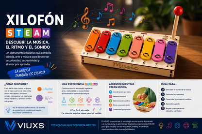 Xilofón STEAM | Descubrí la Música, el Ritmo y el Sonido