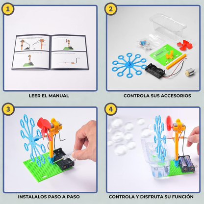 KITS STEM 6 EN 1 - Robótica Educativa + Manual en español