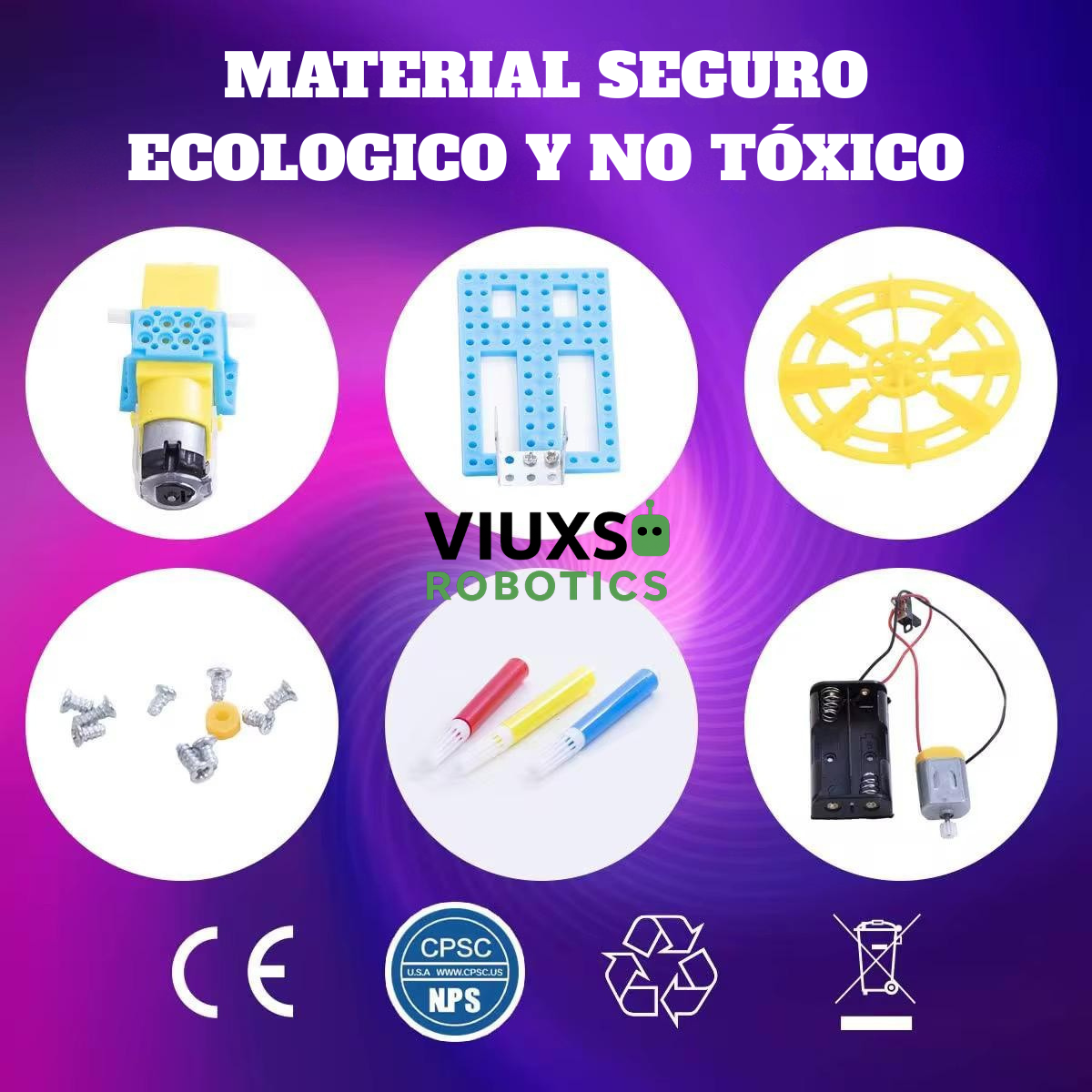 KITS STEM 6 EN 1 - Robótica Educativa + Manual en español