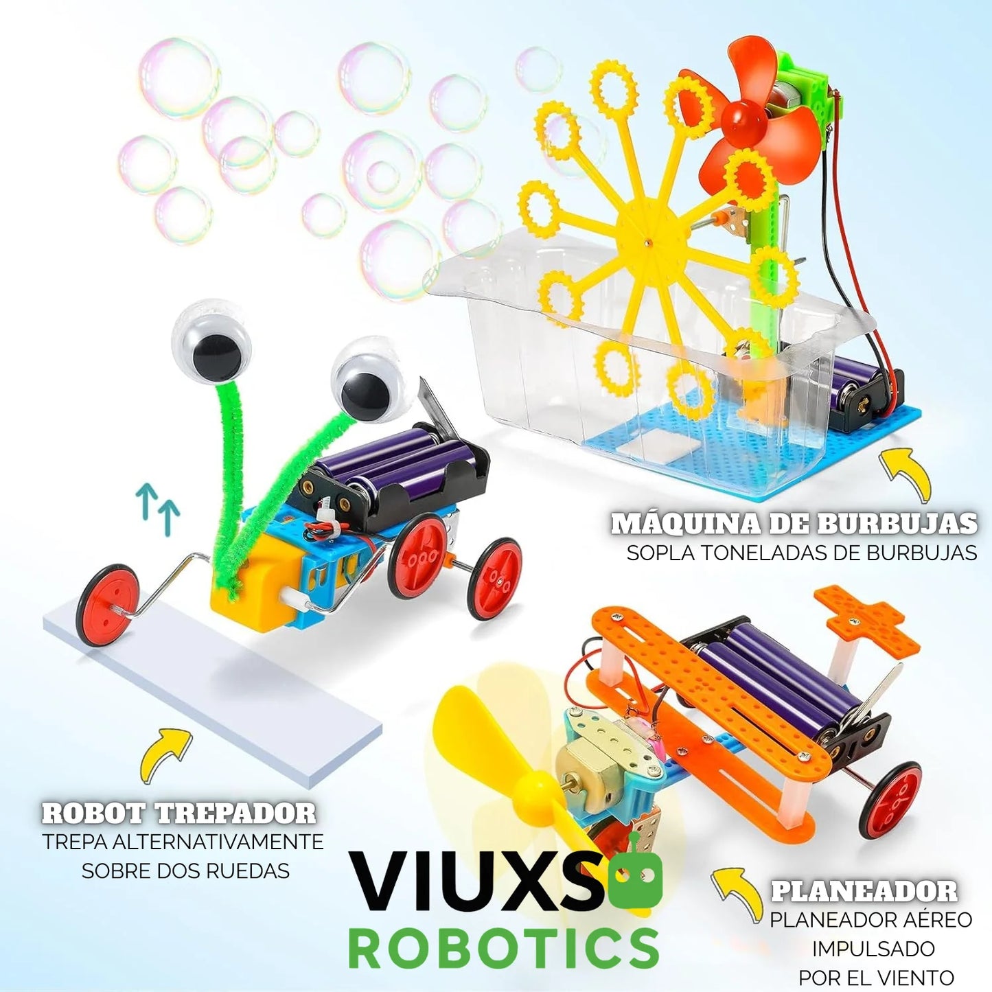 KITS STEM 6 EN 1 - Robótica Educativa + Manual en español