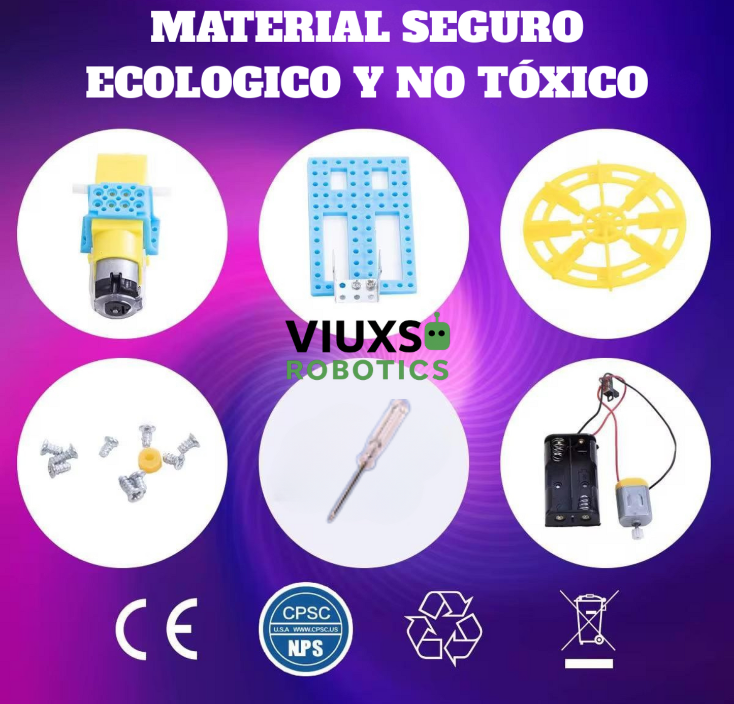 KITS STEM 6 EN 1 - Robótica Educativa + Manual en español