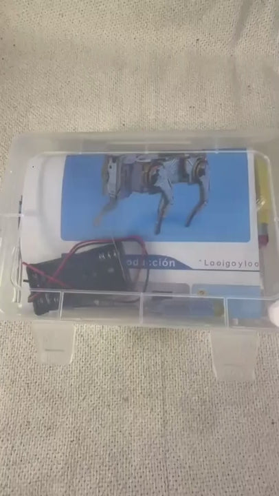 Perro mecánico con control de voz 🐕